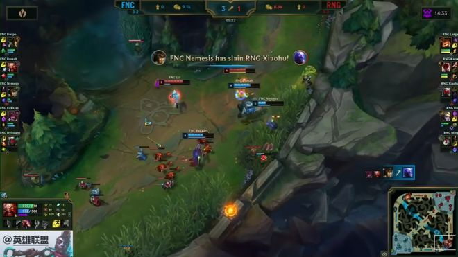 关于FNC力克TES,Inspired单局斩获MVP峡谷大战成都决赛之夜,锁定晋级资格的信息 关于FNC力克TES,Inspired单局斩获MVP峡谷大战成都决赛之夜,锁定晋级资格的信息